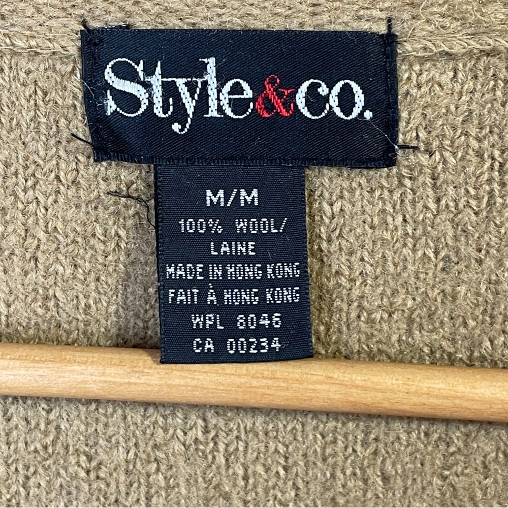 Style & Co. Tan Sweater wool
